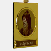 St. Cyril the Monk (M 002) Banner-Ornament Gold (Rechts)