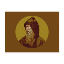 St. Cyril the Monk (M 002) Horizontale Postkarte