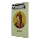 St. Cyril the Monk (M 002) Mini Klemmbrett (Gewinkelt2)