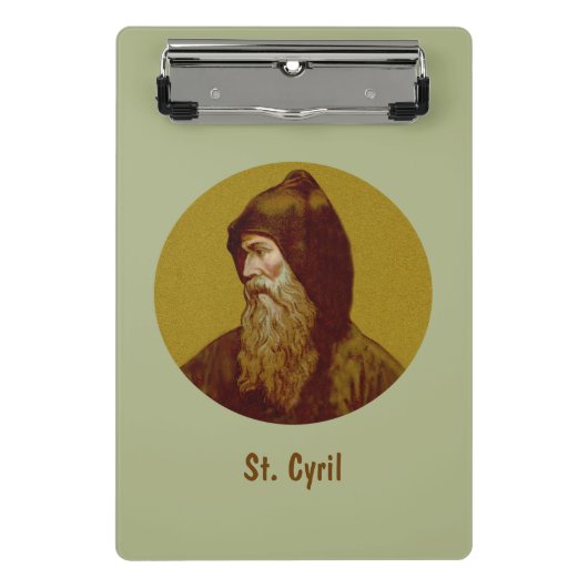 St. Cyril the Monk (M 002) Mini Klemmbrett (Vorderseite)