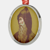St. Cyril the Monk (M 002) Silbernes Ornament (Links)