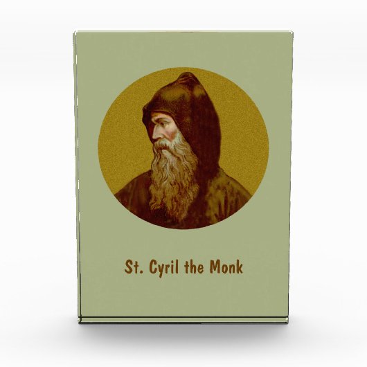 St. Cyril the Monk (M 002) Vertikal Fotoblock (Vorderseite)