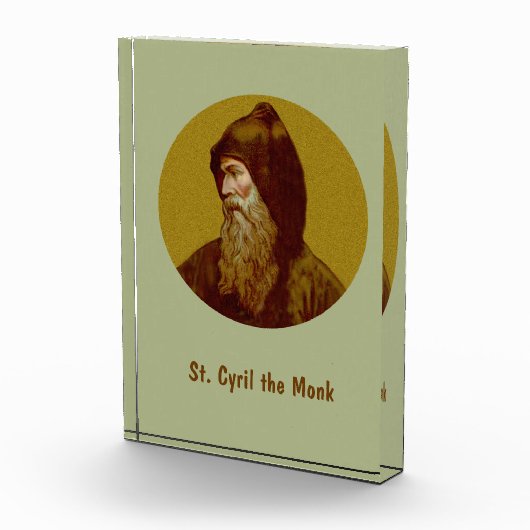 St. Cyril the Monk (M 002) Vertikal Fotoblock (Rechts)