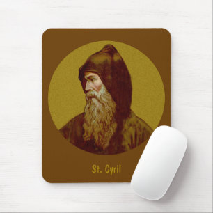 St. Cyril the Monk (M 002) Vertikal Mousepad