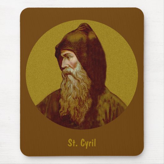 St. Cyril the Monk (M 002) Vertikal Mousepad (Vorne)