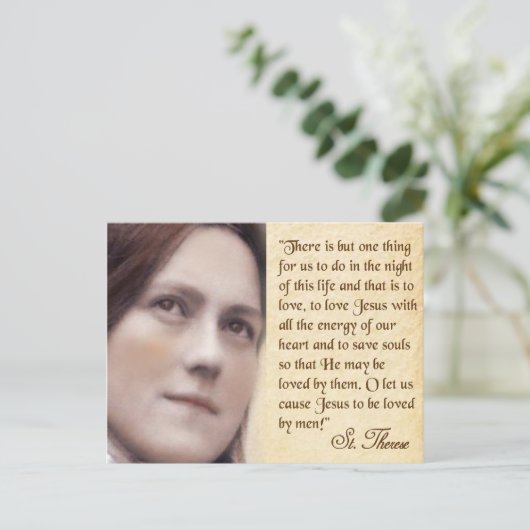 ST. DA AUF DER LIEBE. POSTKARTE (Stehend Vorderseite)