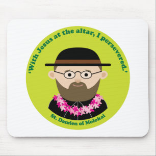 St. Damien von Molokai Mousepad