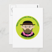 St. Damien von Molokai Postkarte (Vorne/Hinten)