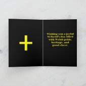 St David Cross Karte (Innenseite)