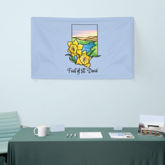 St. David-Daffodillfest Banner (Messeveranstaltung)