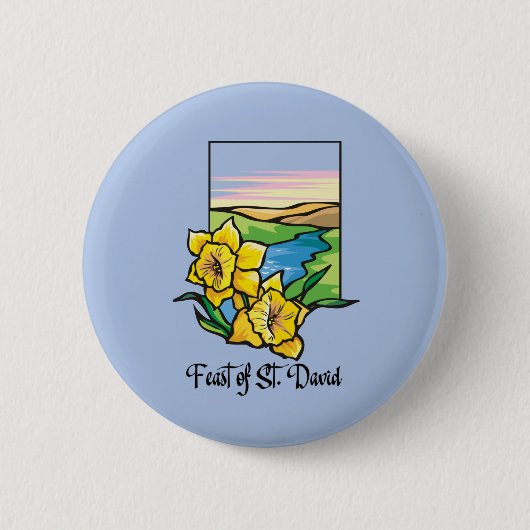 St. David-Daffodillfest Button (Vorderseite)