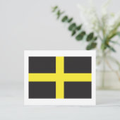St. David Flag Postkarte (Stehend Vorderseite)