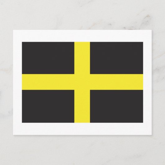 St. David Flag Postkarte (Vorderseite)