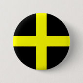 St David Flagge Wales Waliser Button (Vorderseite)