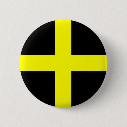 St David Flagge Wales Waliser Button (Vorderseite)