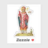 St. David of Wales (P 001) 1-Up - Contour Aufkleber (Blatt)