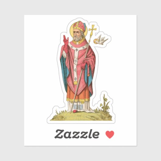 St. David of Wales (P 001) 1-Up - Contour Aufkleber (Blatt)