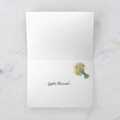 St David Tagesgruß-Karte: Zweisprachig Karte (Innenseite)