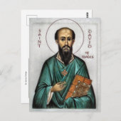 St. David von Wales Orthodox Christliches Symbol Postkarte (Vorne/Hinten)