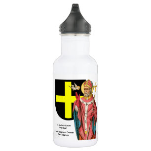 St. David von Wales (P 001) und sein Schild (18 oz Edelstahlflasche