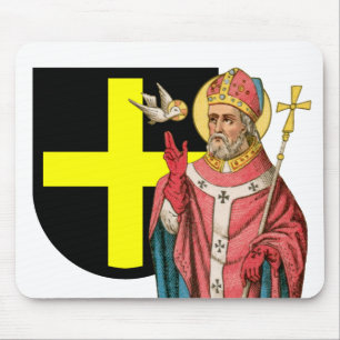 St. David von Wales (P 001) und sein Schild Mousepad