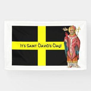 St. David von Wales (P 001) und seine Flagge Banner