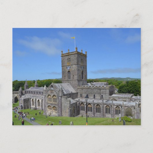 St. David's Cathedral Postkarte (Vorderseite)