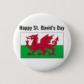 St. David's Day 2 Button (Vorderseite)