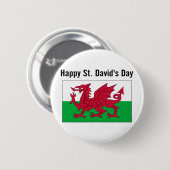 St. David's Day 2 Button (Vorne & Hinten)