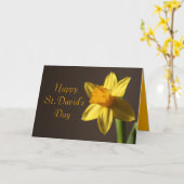 St. David's Day Card Karte (Gelbe Blume)