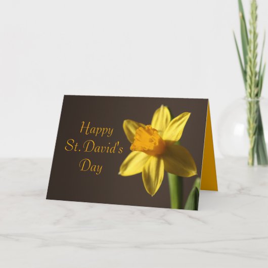 St. David's Day Card Karte (Vorderseite)