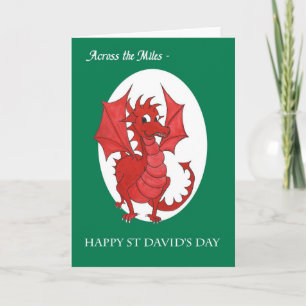 St. David's Day Card, quer durch die Meilen: Roter Karte