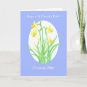 St. David's Day Daffodils Card, Across the Miles Karte (Vorderseite)