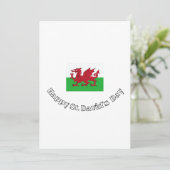 St. David's Day Flat Einladung (Stehend Vorderseite)