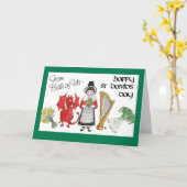 St David's Day Grußkarte: von uns beiden Karte (Gelbe Blume)