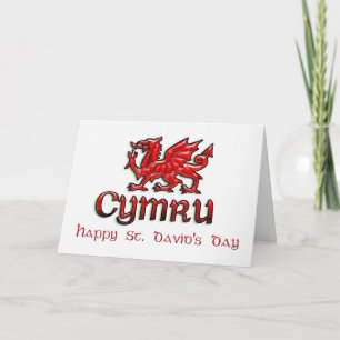 St. David's Day, Saint David, Ddydd Gwyl Dewi Sant Karte