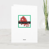 St. David's Day, walisische Kostüme, Für Onkel Karte (Rückseite)