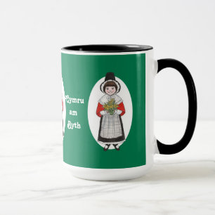 St. David's Day, walisische Kostüme, Tasse zum Per