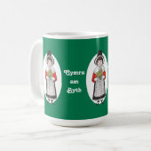 St. David's Day, walisische Kostüme, Tasse zum Per (Vorderseite Links)