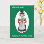 St. David's Day, walisische Kostüme, über die Meil Karte (Gelbe Blume)