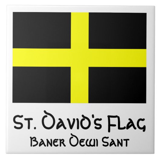 St. David's Flag Fliese (Vorderseite)