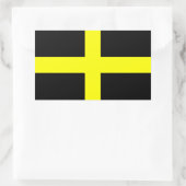 St. David's Flag Rechteckiger Aufkleber (Tasche)