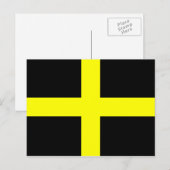 St. David's Flag Wales Welsh Postkarte (Vorne/Hinten)