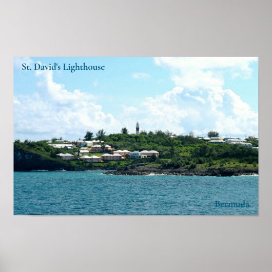 St. David's Lighthouse, Bermuda Poster (Vorne)