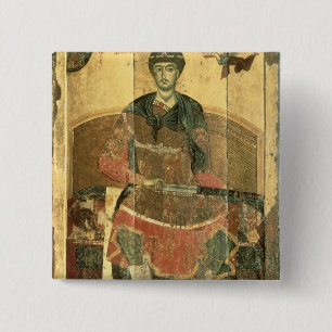 St. Demetrius von Salonica, 12. Jahrhundert Button