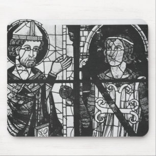 St Denis, welches dem Ritter das oriflamme mild Mousepad