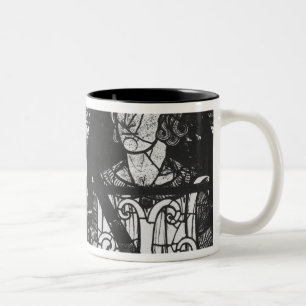St Denis, welches dem Ritter das oriflamme mild Zweifarbige Tasse