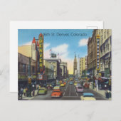 St. Denver, Colorado Postkarte (Vorne/Hinten)
