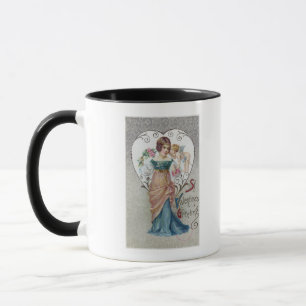 St. Der Gruß-Amor des Valentinsgrußes Tasse