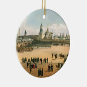 St. Die Kathedrale des Basilikums gesehen vom Keramikornament (Rechts)